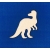 Dinozaur 10x10 cm    (nr 3)   , pokój dziecka , panel ścienny sklejka